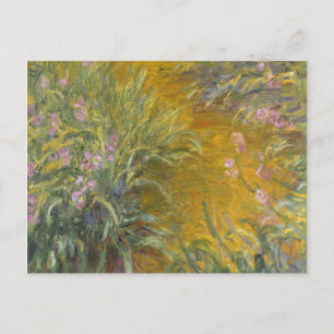 Claude Monet   Der Weg durch die Iren Postkarte