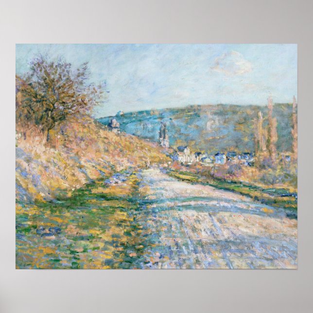 Claude Monet - Der Weg nach Vétheuil Poster (Vorne)
