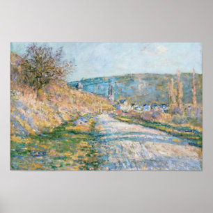 Claude Monet - Der Weg nach Vétheuil Poster