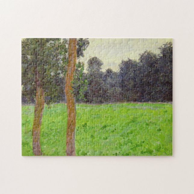 Claude Monet | Deux Arbres dans La Grasland Puzzle (Horizontal)
