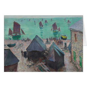 Claude Monet - Die Abfahrt der Boote, Etretat
