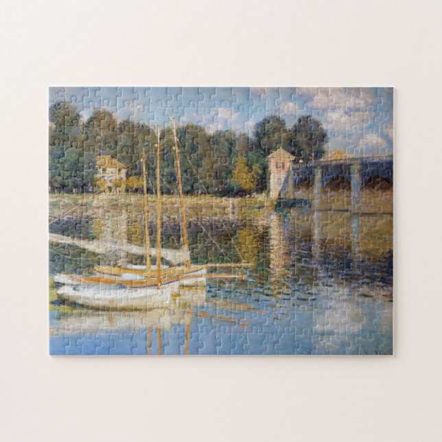 Claude Monet - Die argentinische Brücke Puzzle (Horizontal)