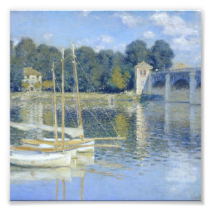 Claude Monet - Die Brücke bei Argenteuil Fotodruck