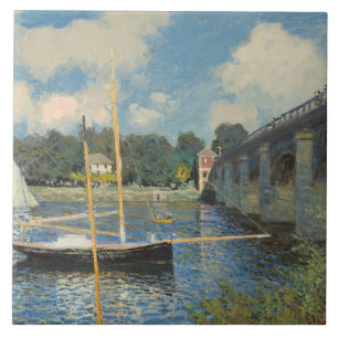 Claude Monet   die Brücke in Argenteuil Fliese