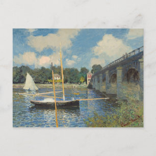 Claude Monet   Die Brücke in Argenteuil Postkarte