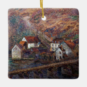 Claude Monet - Die Brücke in Vervy Keramikornament