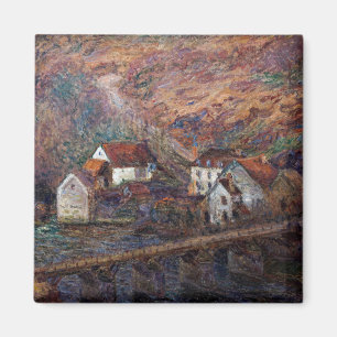 Claude Monet - Die Brücke in Vervy Magnet