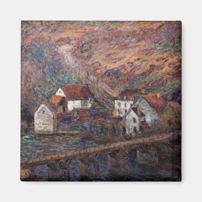 Claude Monet - Die Brücke in Vervy Magnet (Vorne)