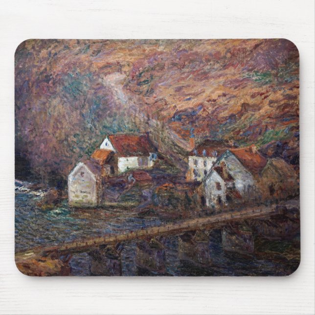 Claude Monet - Die Brücke in Vervy Mousepad (Vorne)