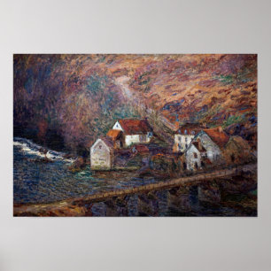 Claude Monet - Die Brücke in Vervy Poster