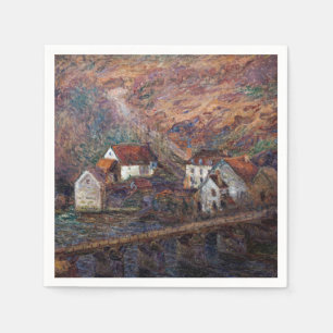 Claude Monet - Die Brücke in Vervy Serviette