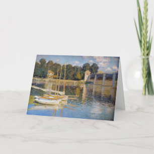 Claude Monet - Die Brücke von Argenteuil Karte