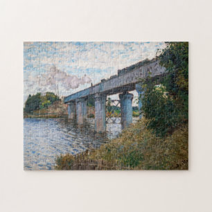 Claude Monet - Die Eisenbahnbrücke in Argenteuil Puzzle