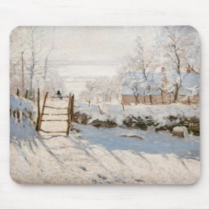 Claude Monet - Die Elster Mousepad