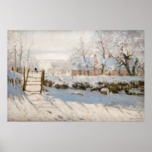 Claude Monet - Die Elster Poster