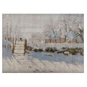 Claude Monet - Die Elster Schneidebrett