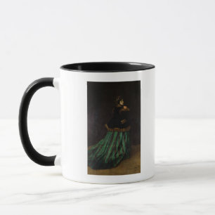 Claude Monet   die Frau im grünen Kleid, 1866 Tasse