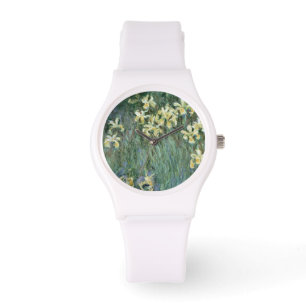 Claude Monet   die gelbe Iris Armbanduhr