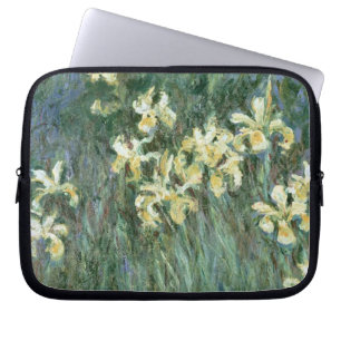 Claude Monet die gelbe Iris Laptopschutzhülle