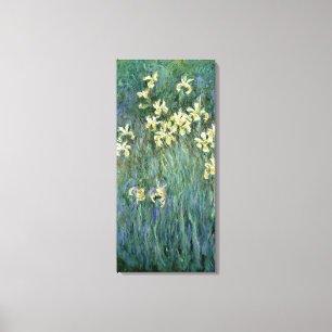 Claude Monet   die gelbe Iris Leinwanddruck