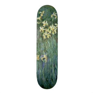 Claude Monet die gelbe Iris Skateboard