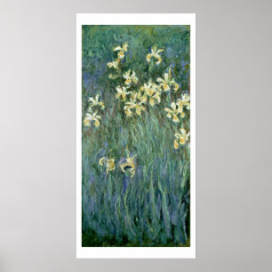 Claude Monet   Die gelben Iren Poster