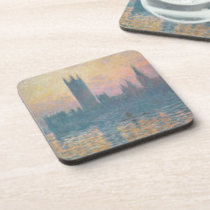 Claude Monet   die Häuser des Parlaments, Getränkeuntersetzer