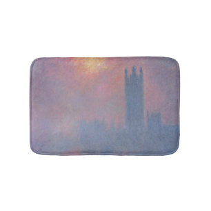 Claude Monet die Häuser des Parlaments, London Badematte