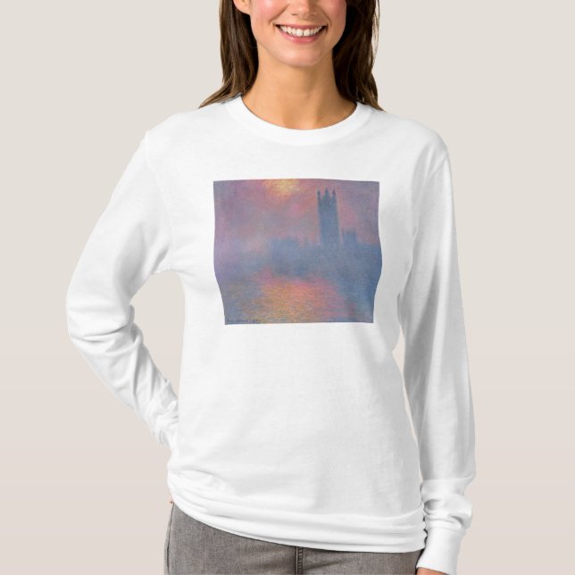 Claude Monet | die Häuser des Parlaments, London T-Shirt (Vorderseite)