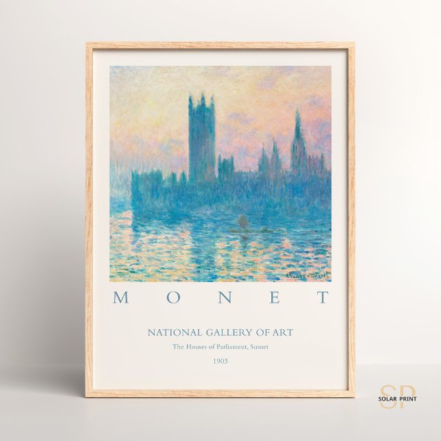 Claude Monet Die Häuser des Parlaments Poster (Von Creator hochgeladen)