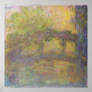 Claude Monet   die japanische Brücke, 1918-24 Poster