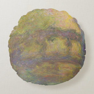 Claude Monet   die japanische Brücke, 1918-24 Rundes Kissen