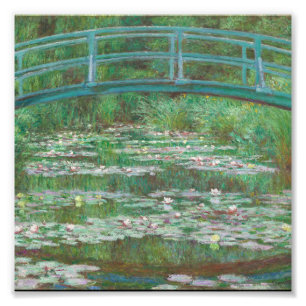 Claude Monet - Die japanische Brücke Fotodruck
