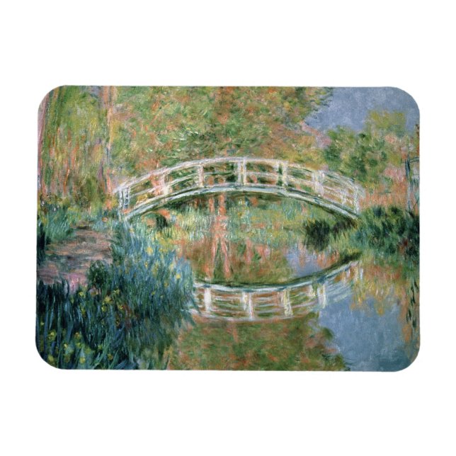 Claude Monet | Die japanische Brücke, Giverny Magnet (Horizontal)