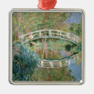 Claude Monet   die japanische Brücke, Giverny Ornament Aus Metall