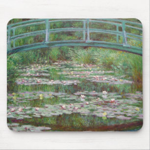 Claude Monet - Die japanische Brücke Mousepad