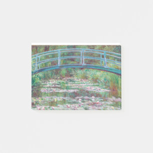 Claude Monet Die japanische Brücke Post-it Klebezettel