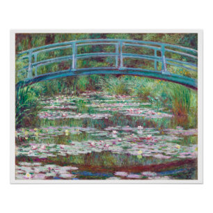 Claude Monet Die japanische Brücke Poster
