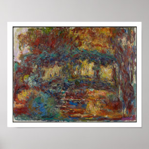 Claude Monet   die japanische Brücke Poster