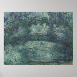 Claude Monet - Die japanische Brücke Poster