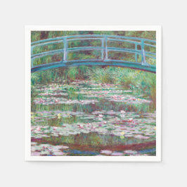 Claude Monet Die japanische Brücke Serviette