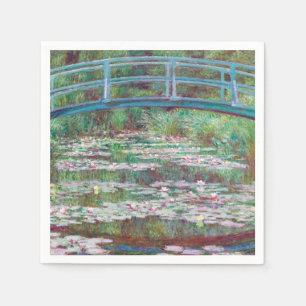 Claude Monet Die Japanische Fußgängerbrücke Serviette