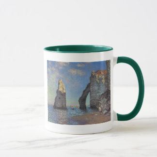 Claude Monet - die Klippen bei Etretat 1885 Tasse