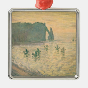 Claude Monet   die Klippen bei Etretat, 1886 Silbernes Ornament