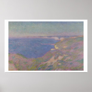 Claude Monet   die Klippen nähern sich Dieppe Poster