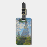 Claude Monet - Die Promenade, Frau mit Sonnenschir