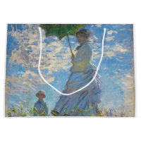 Claude Monet - Die Promenade, Frau mit Sonnenschir