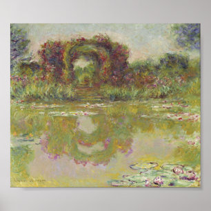 Claude Monet - Die Rose - Giverny 1913 Poster