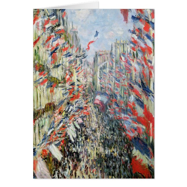 Claude Monet | die Rue Montorgueil, Paris (Vorne)