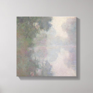 Claude Monet   die Seine bei Giverny, Morgen-Nebel Leinwanddruck